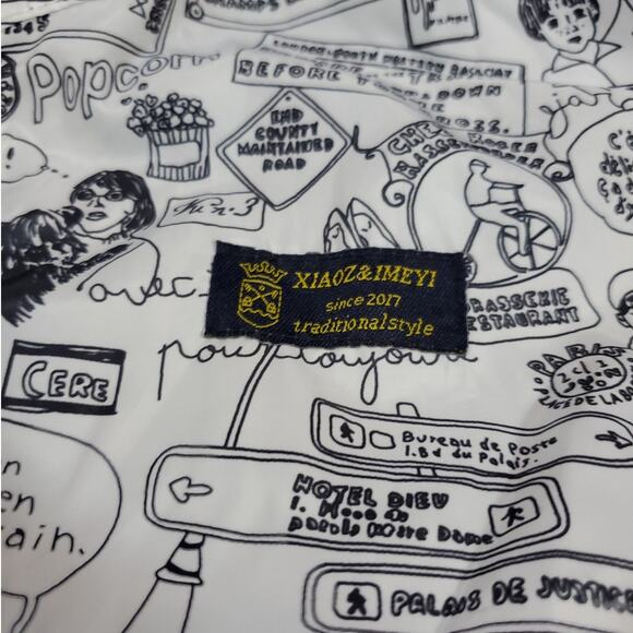 XIAOZ & IMEYI | Reversible Windbreaker Jacket | Size 2XL (fits like a L/XL) - Picture 2 of 7